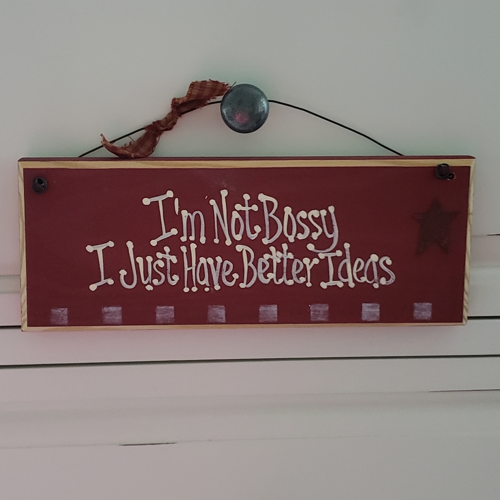 Red Rustic Country Sign - Picture 2 of 6